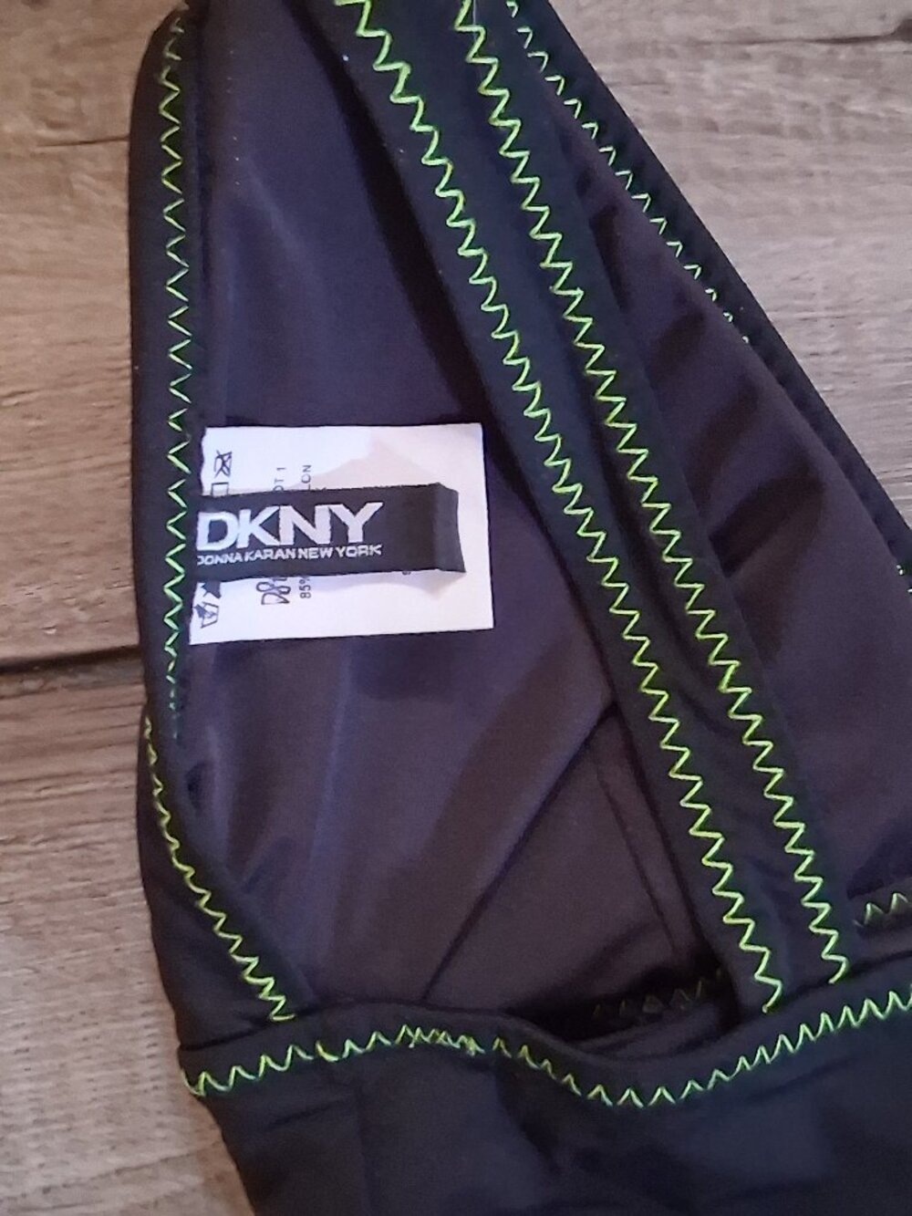new DKNY Black Tank Swimsuit Size 8 - Picture 5 of 6
